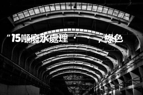 “15噸廢水處理，綠色環(huán)保新篇章”
